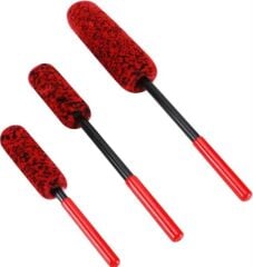Autocher 3Lü Esnek Mikrofiber Çizmeyen Jant Firçasi