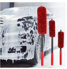 Autocher 3Lü Esnek Mikrofiber Çizmeyen Jant Firçasi