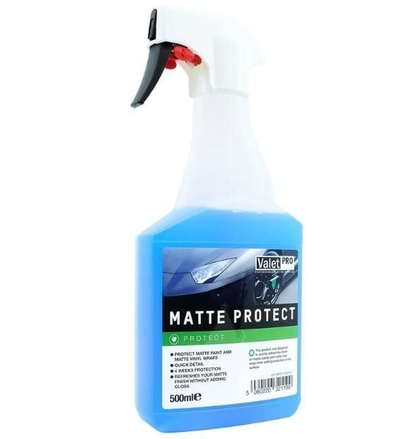 Valet Pro Matt Protect Mat Boya ve Kaplama Araçlar İçin Hızlı Cila 500 ml.