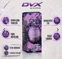 DVX | Araç İçi Klima Temizlik Spreyi - Klima Fresh Lavanta (150 ml)