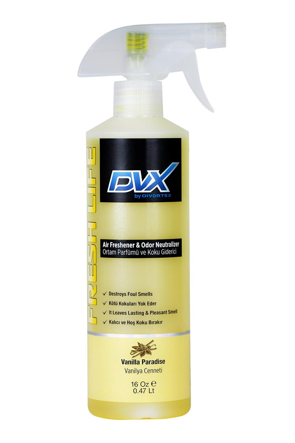 DVX Fresh Life Vanilya Cenneti Ortam Kokusu 16 Oz 473 ml.