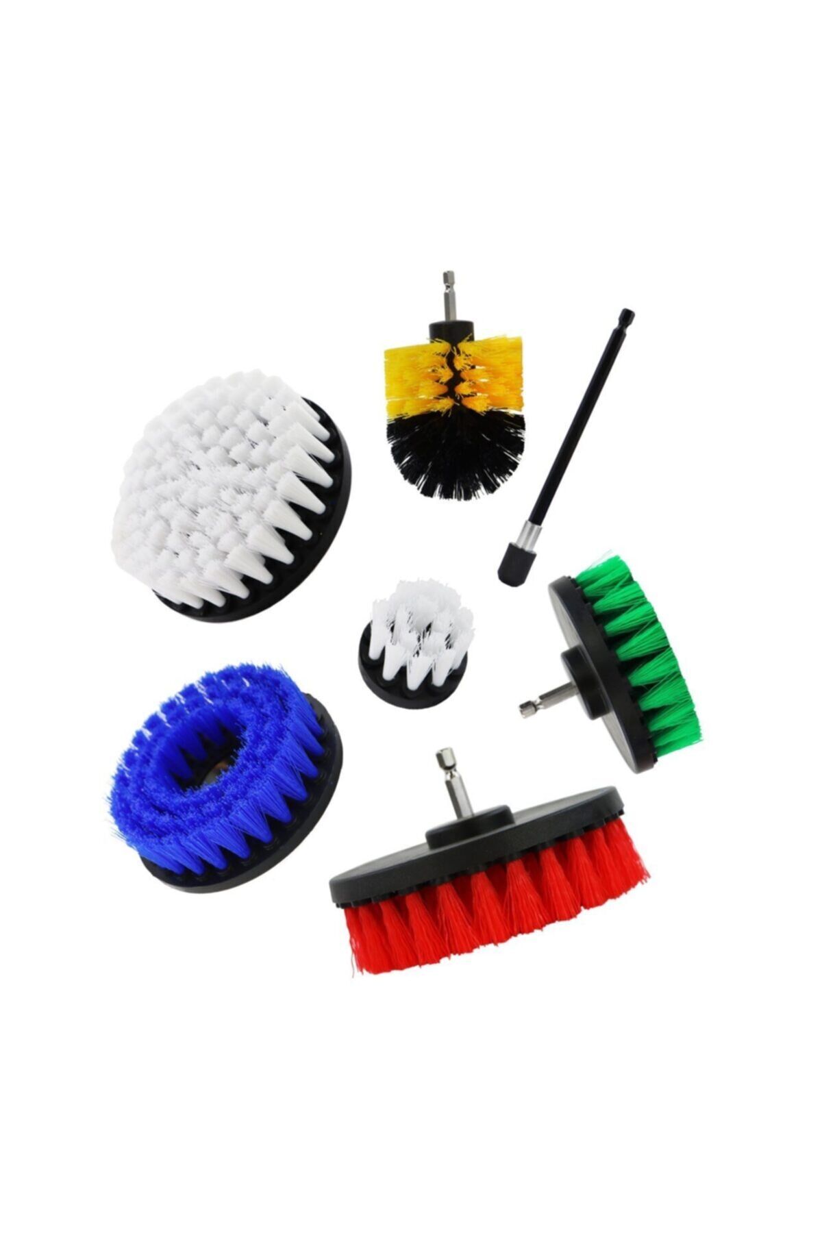 Auto Brite Çok Amaçlı Döşeme ve Halı Fırçası 7 Parça