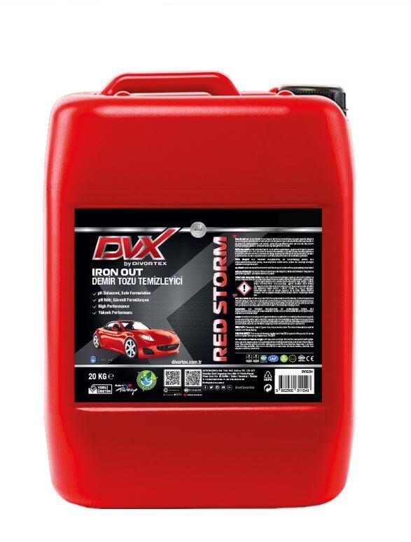 Divortex Red Storm Demir Tozu, Jant Temizleyici IRON OUT 20 Kg.