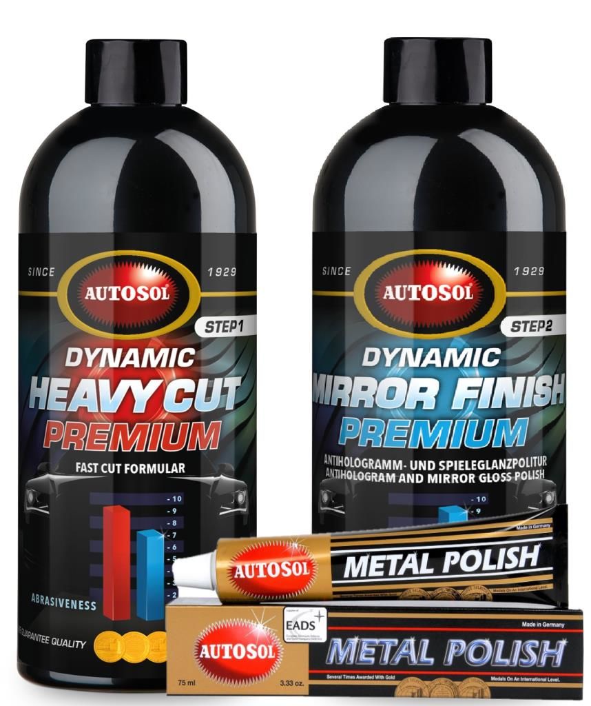 Autosol Ağır ve Hare Giderici, Metal Parlatıcı 75 ml, Üçü Bir Ara