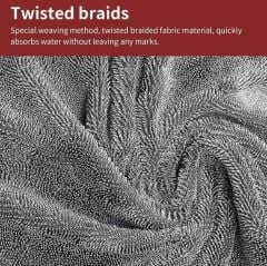 SUPERCLEAN TWIST TOWEL (50X80 CM ) (600 GSM )