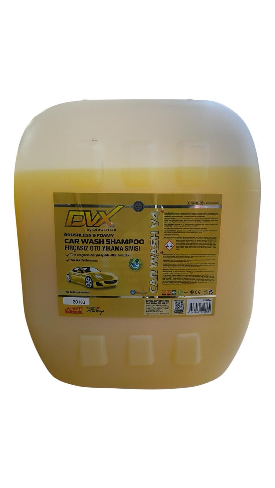 Divortex Car Wash V4 - Fırçasız Oto Yıkama Şampuanı 20 Kg