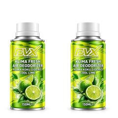 DVX | Araç İçi Klima Temizlik Spreyi - Klima Fresh Yeşil Limon (150 ml) x 2 Adet