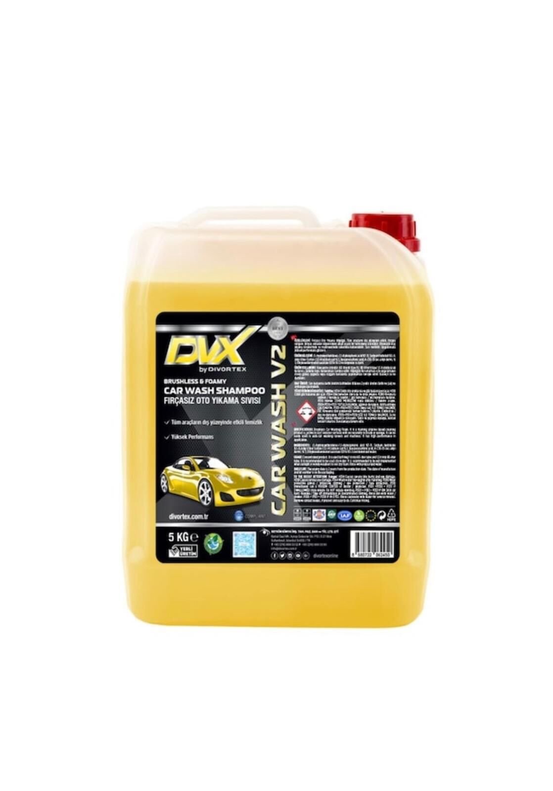 Divortex Car Wash V2 Fırçasız Oto Yıkama Köpüğü 5 Kg.