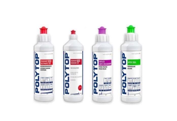 Polytop 2000 Agresif Pasta 5000 Ince Pasta Reflex Hare ve Apex Boya Koruma Seti 250 ml