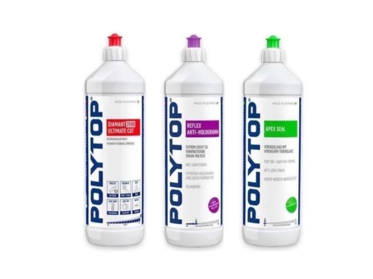 Polytop 2000 Agresif Pasta Reflex Hare ve Apex Boya Koruma Seti 1 Lt