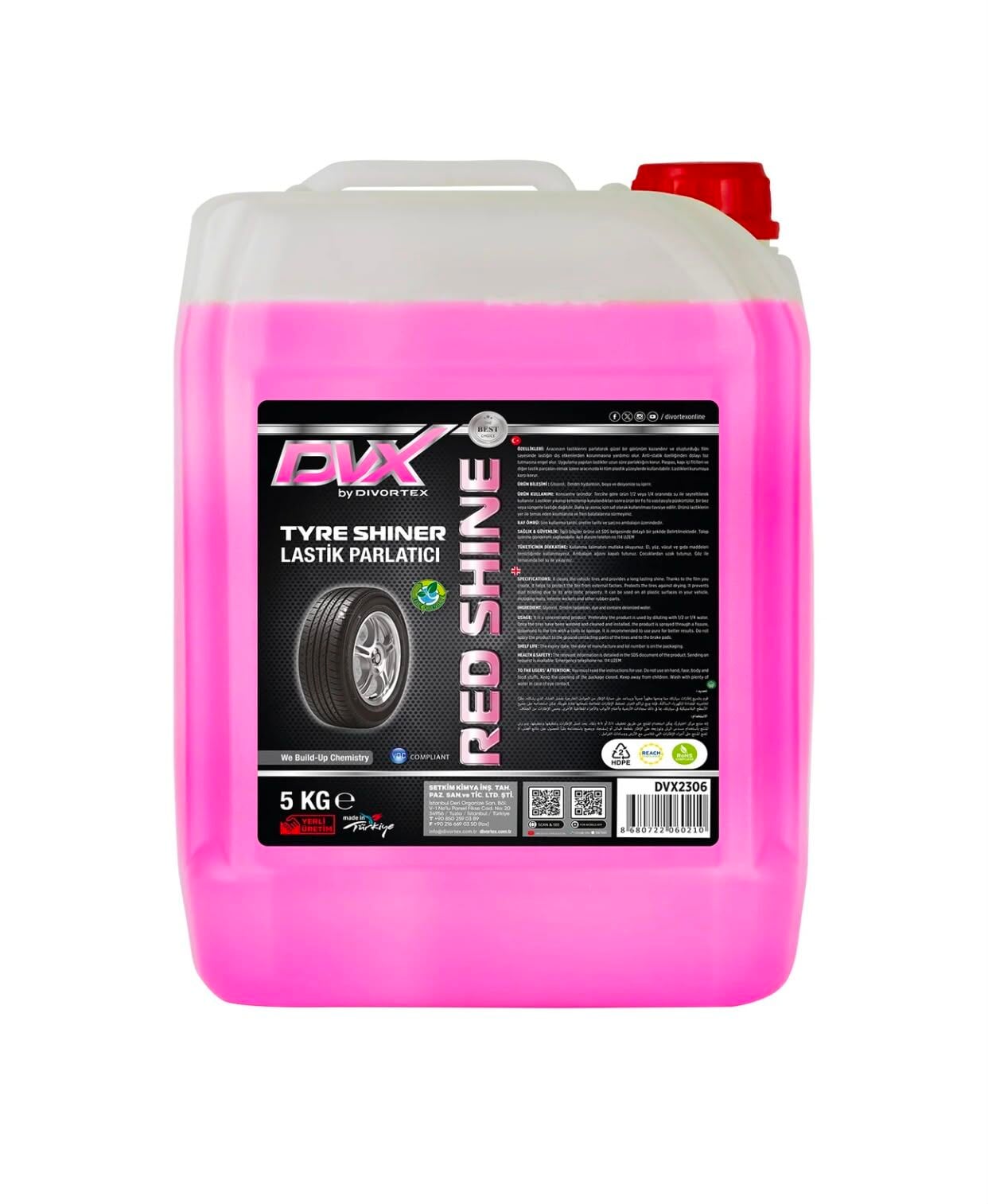 Divortex Lastik Parlatıcı 5 kg.