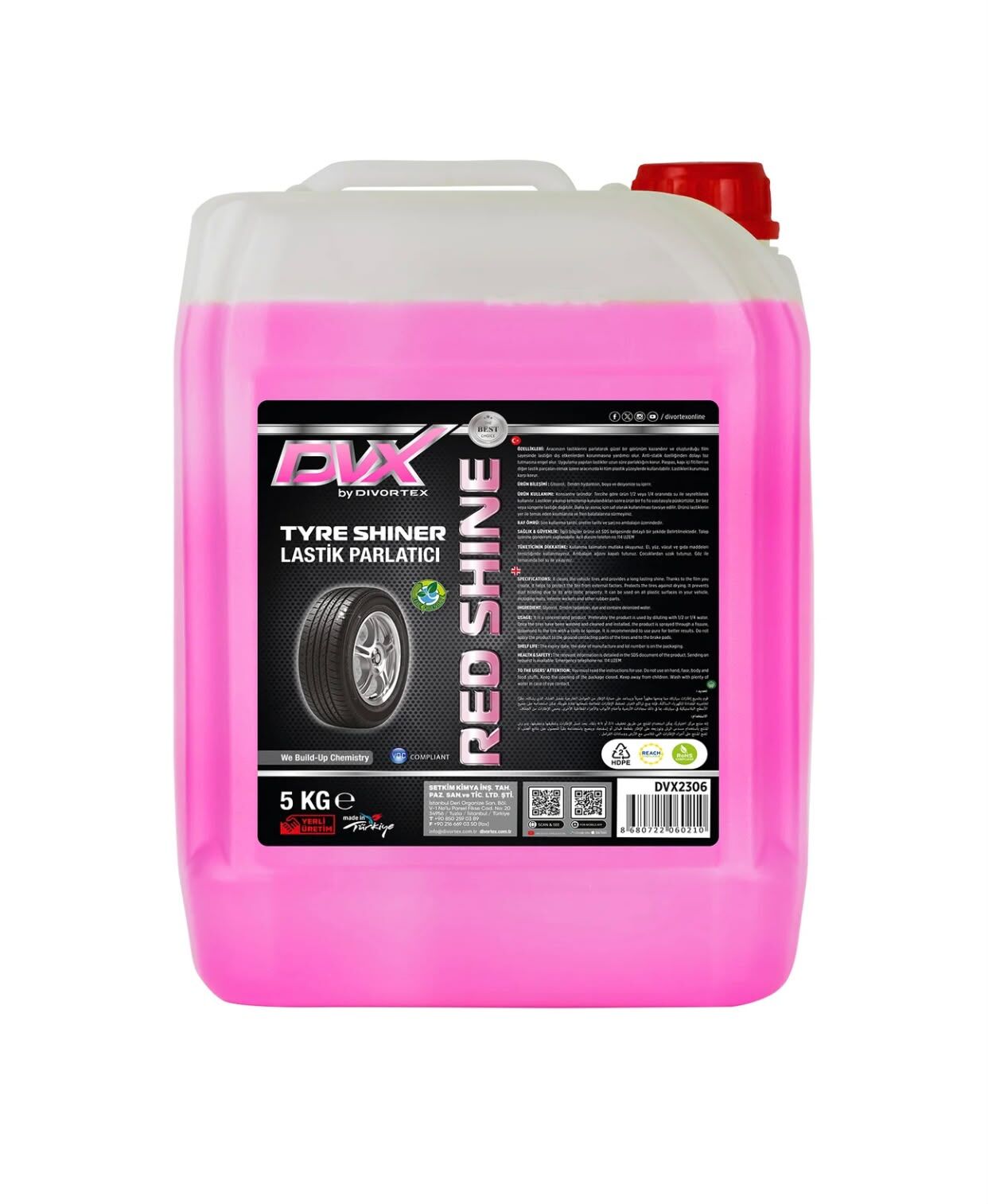 Divortex Lastik Parlatıcı 5 kg.