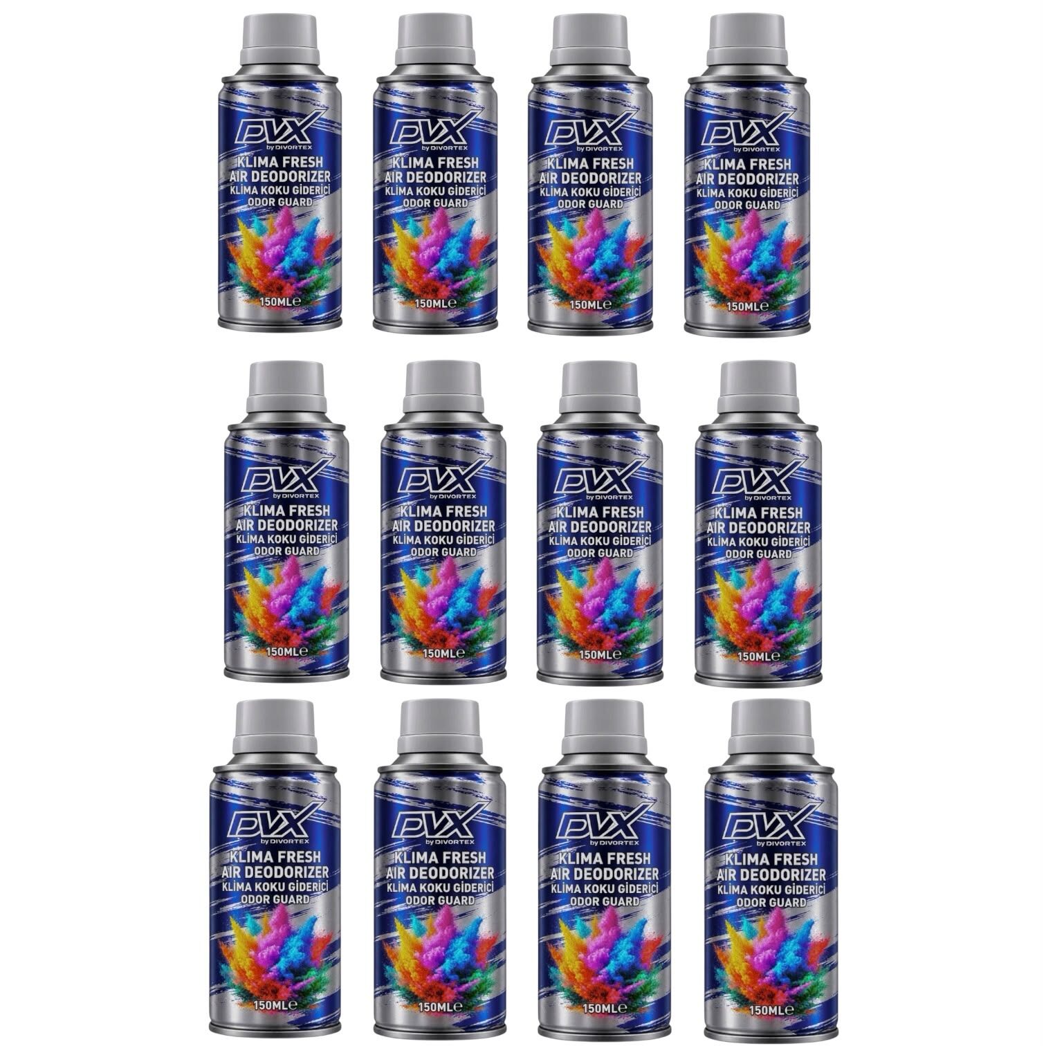 DVX | Klima Fresh Sprey Odor Guard (150 ml) x 12 Adet