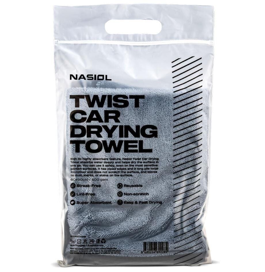 Nasiol  Drying Towel - Araç Kurulama Havlusu 50x60