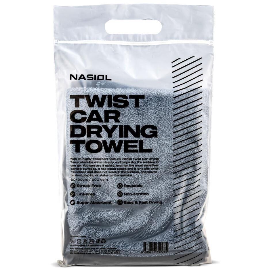 Nasiol  Drying Towel - Araç Kurulama Havlusu 50x60