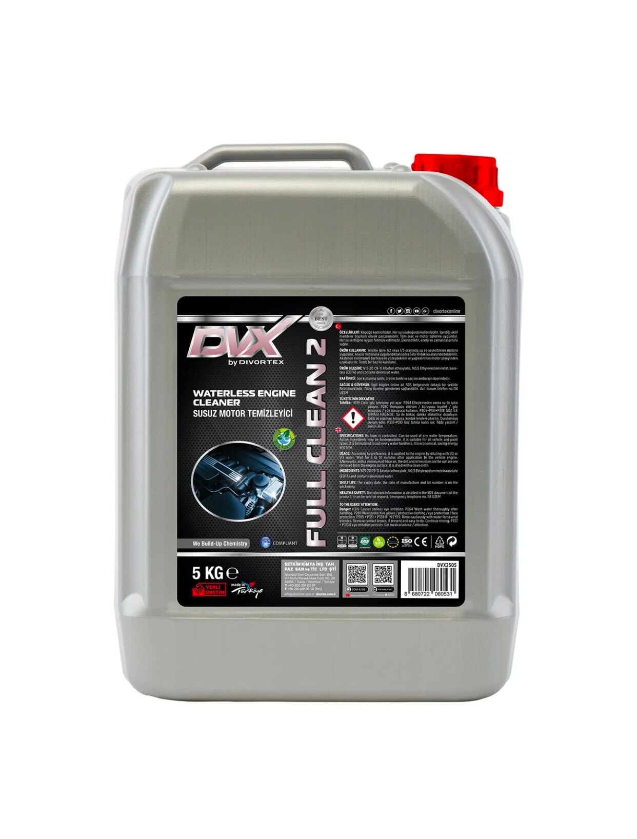 Divortex Susuz Motor Temizleme Ürünü 5 kg.