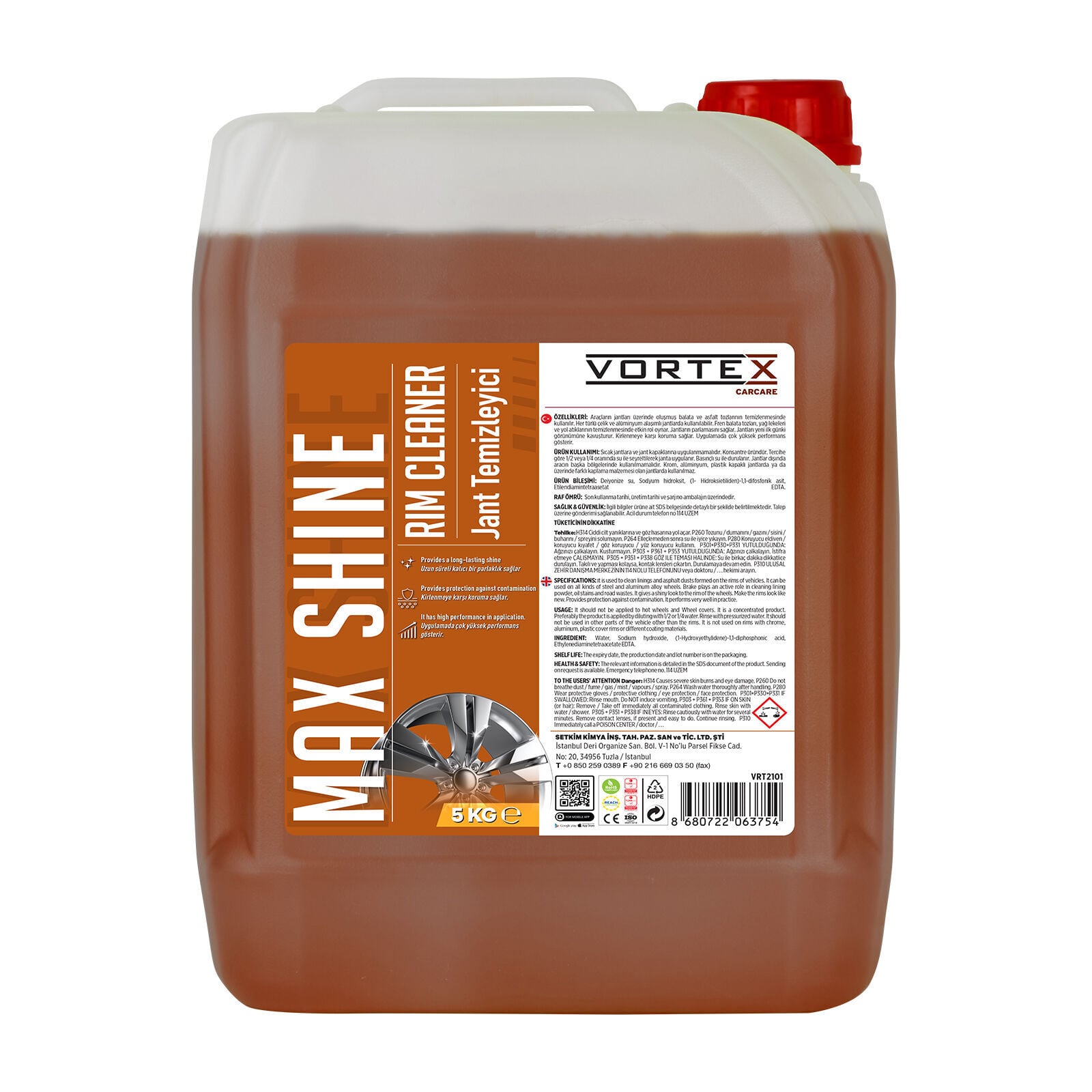 VORTEX JANT TEMIZLEME 5 KG