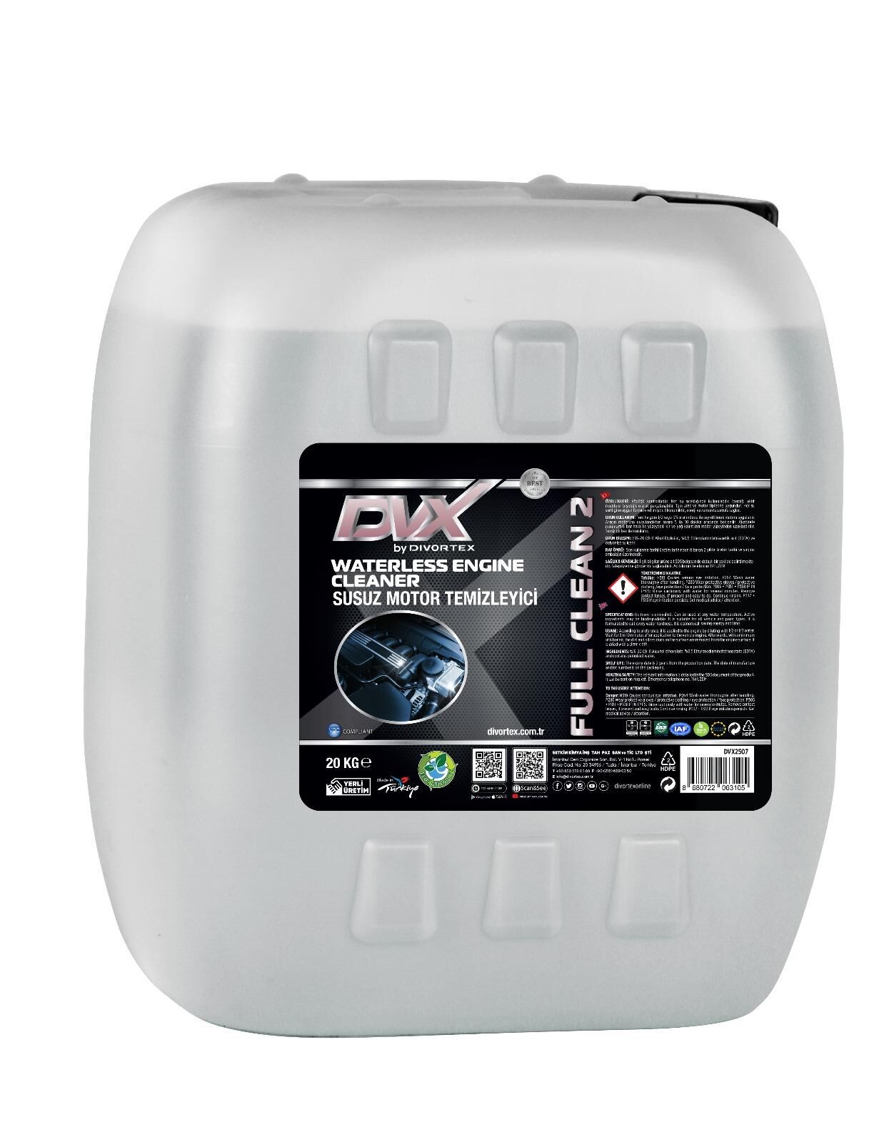 Divortex Susuz Motor Temizleme Ürünü 20 kg.