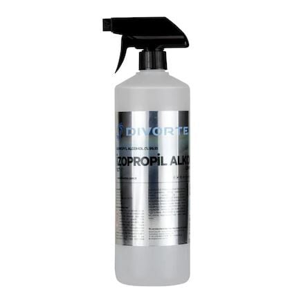 Divortex Ipa Izopropil Alkol C3H70H (% 99.9 Saflık) 1 LT.