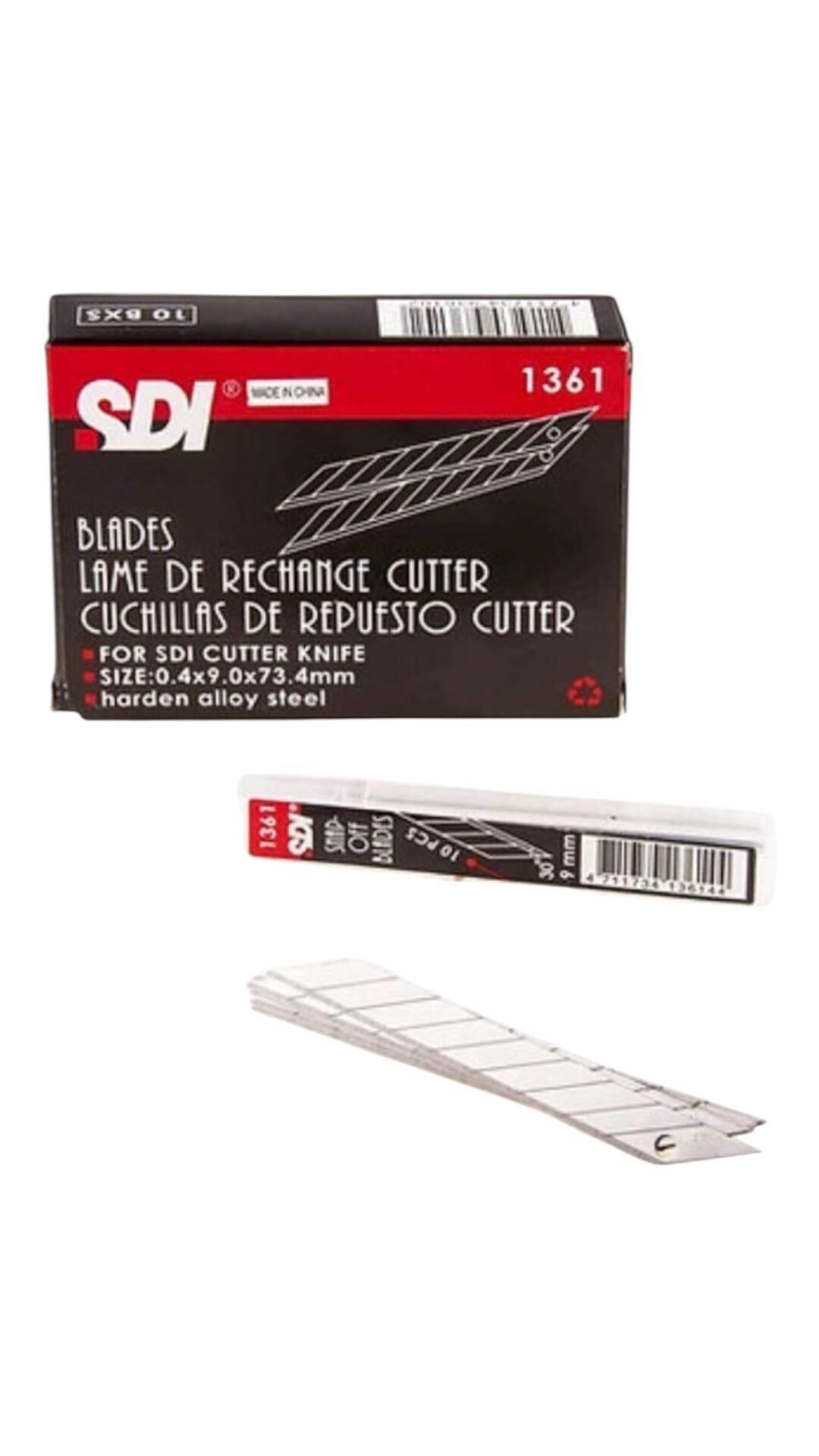 SDI 30 Derece Açili Dar Maket Biçagi Yedegi 10lu