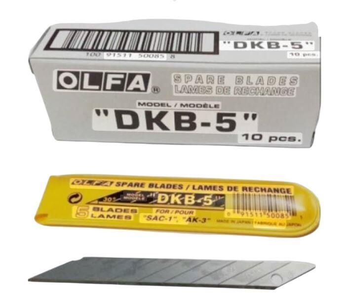 OLFA DKB-5 Dar Maket Biçagi Yedegi 30 Derece 5 li