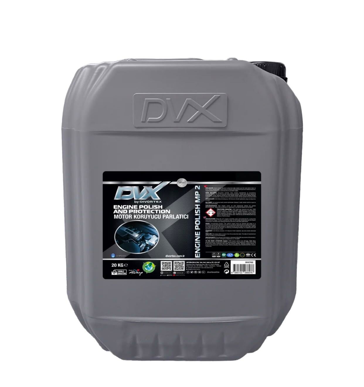 Divortex MP2 Motor Koruma ve Parlatma Sıvısı 20 Kg.