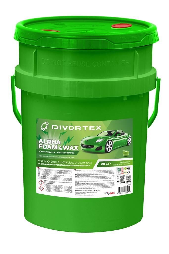 Alpha Green Aplple Oto Şampuan 20 LT