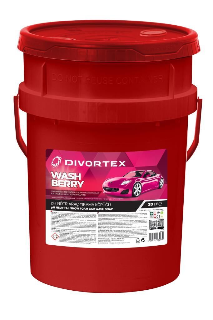 WashBerry Oto Şampuanı 20 LT
