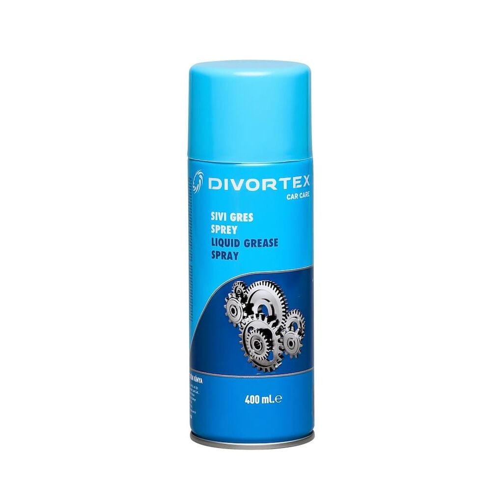 Divortex Şeffaf Sıvı Gres Spreyi 400 ml
