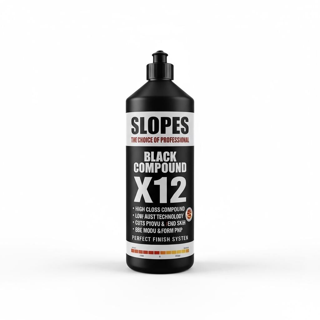 SLOPES X12 SIYAH TEK ADIM PASTA 1LT