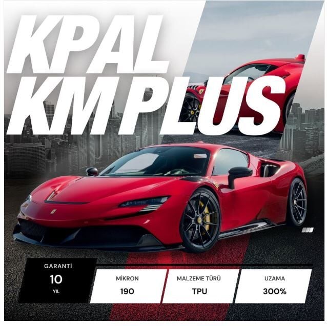 KPAL KM PLUS TPU PPF 190 MİKRON
