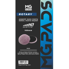 MG Polisaj Lila Cırtlı Yün Pasta Keçesi 160 mm