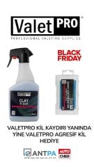 Valet Pro Clay Rider Kil Kaydirici Sprey 500ml. Ve Valet Pro Yüzey Temizleyici Mavi Kil - Blue Clay 100gr