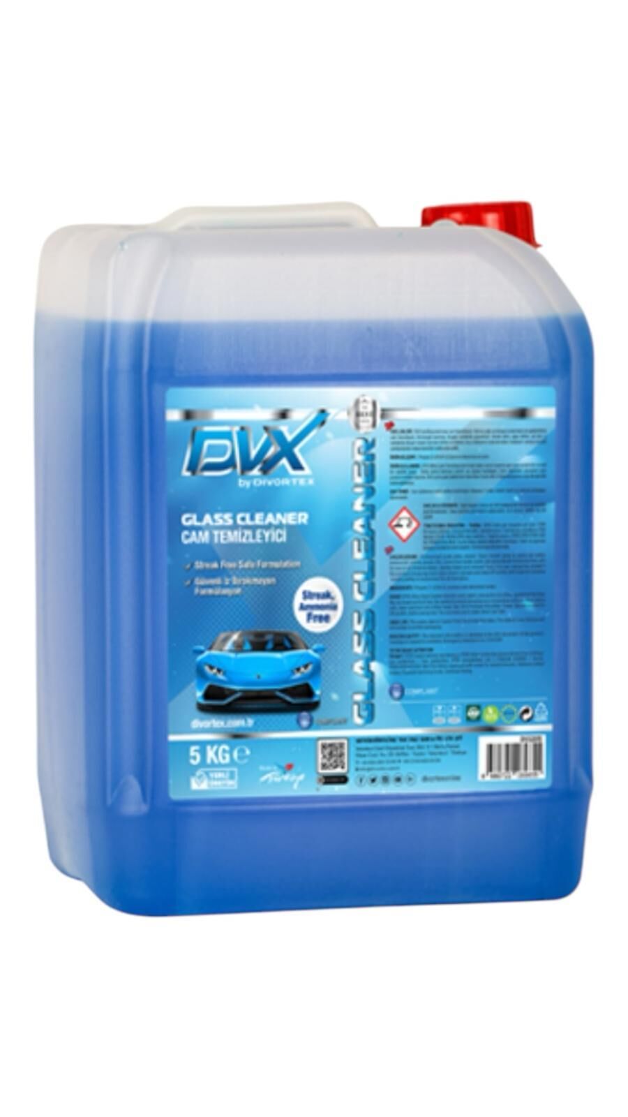 Divortex Cam Temizleme Sıvısı 5 Kg