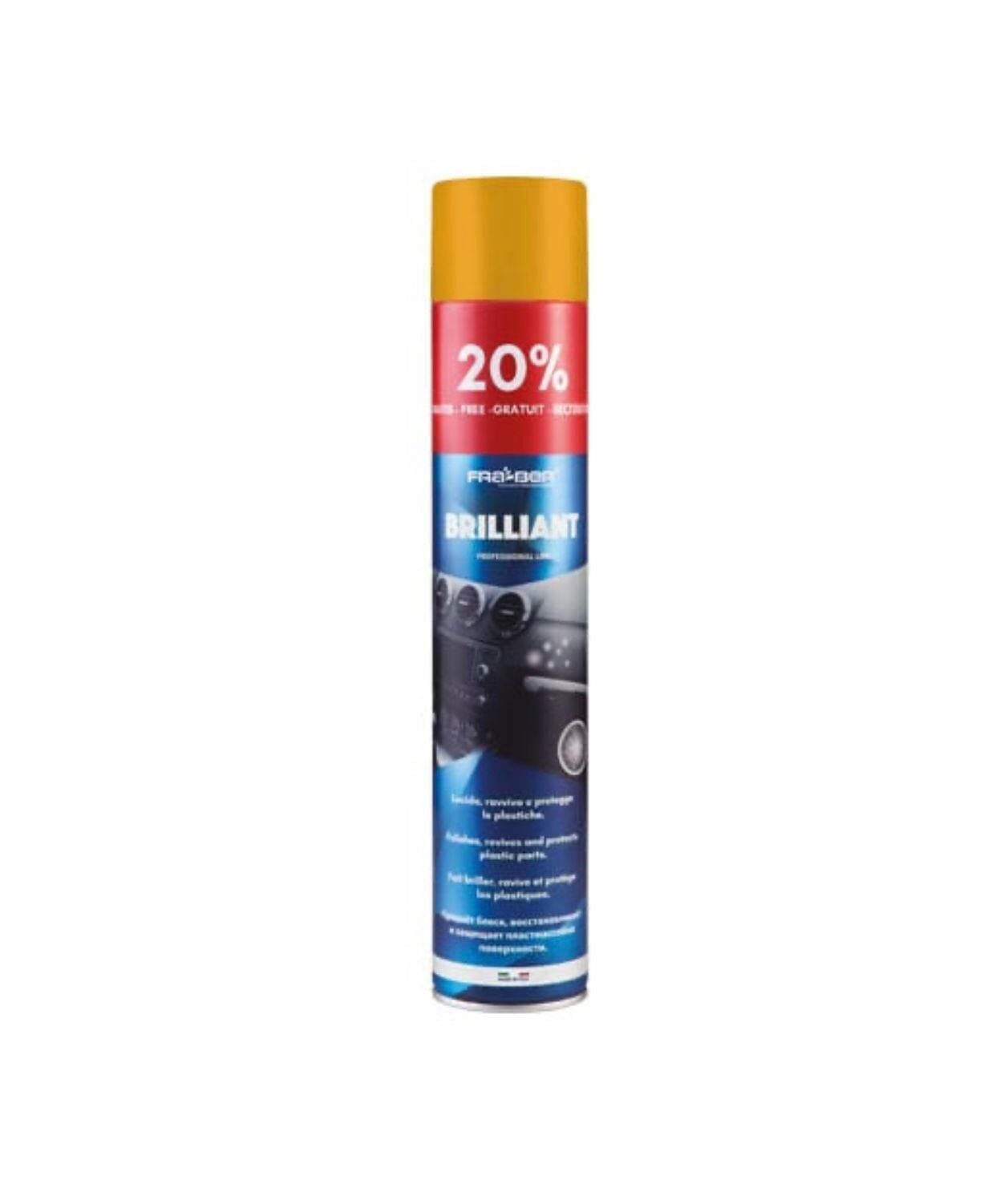 Fra-Ber Brillant Plastik, Vinil Ahşap Koruyucu Cila Aerosol 750ml