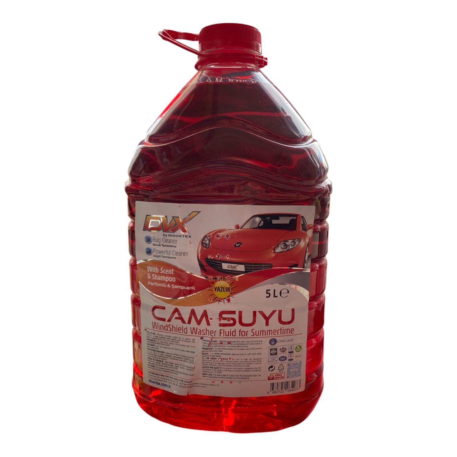 YAZLIK PET 5 LT CAM SUYU