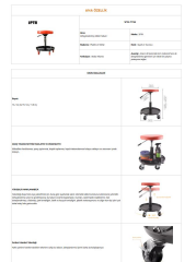 Spta Yükseklik Ayarlı Detay Taburesi