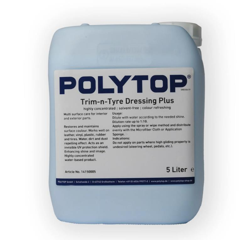 Polytop Trim & Tyre Dressing Motor Trim Koruyucu Ve Parlatıcı 5lt.