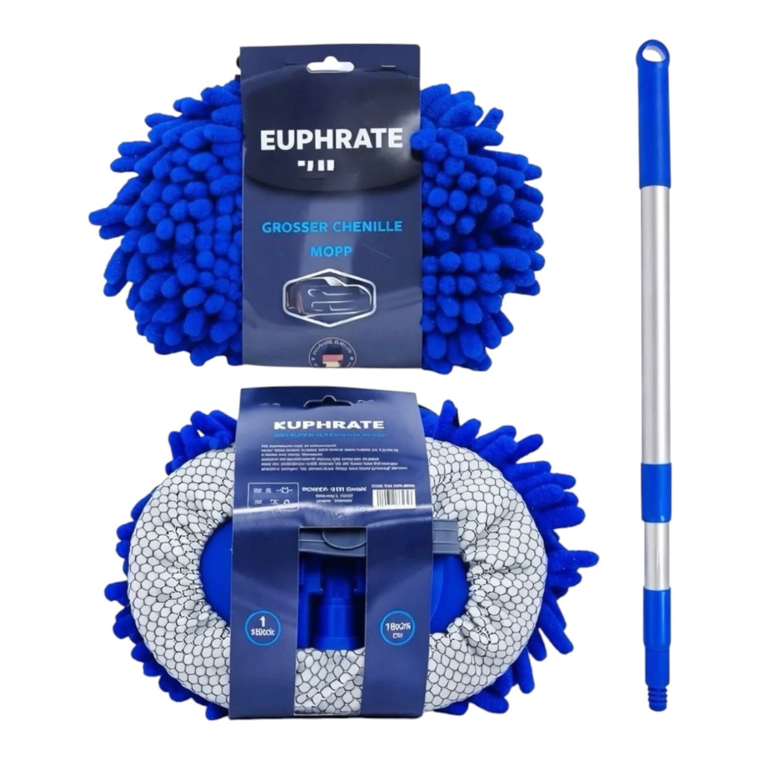 EUPHRATE GROSSER CHENILLE ARAÇ YIKAMA  MOPU
