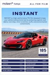 Moben Instant TPU PPF Kaplama 185 Mikron