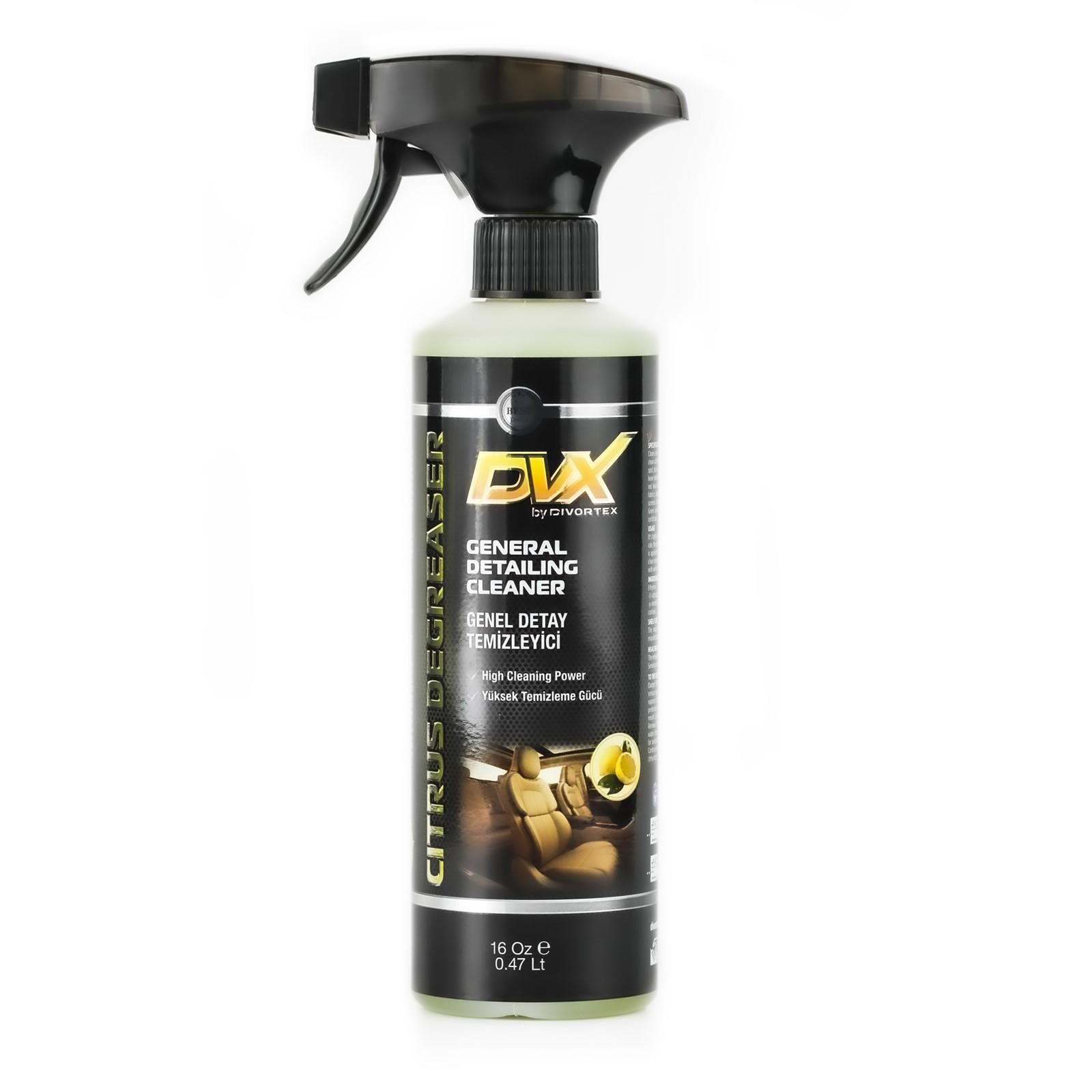 DVX Citrus Degreaser Genel Temizleyici 16 Oz (473 ml.)