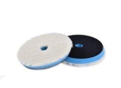 Shine Mate Knitted Wool Pad Mavi Taban Agresif Yün Pasta Keçesi 150/160mm