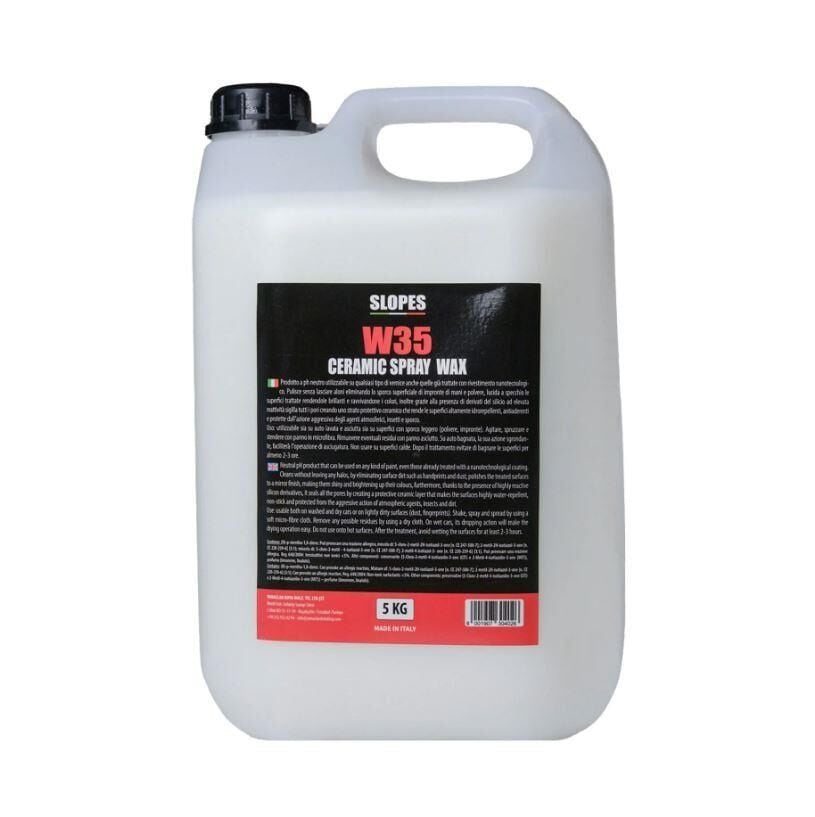 Slopes W35 Ceramic Spray Wax Seramik İçerikli Hızlı Cila 5lt.