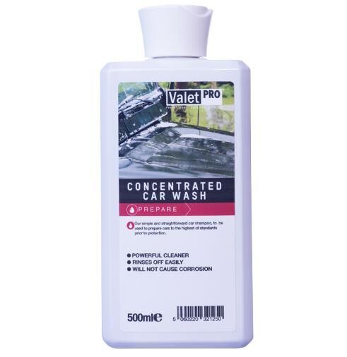 Valet Pro Concentrated Car Wash 500ml Seramik Korumalar için PH Dengeli Konsantre Şampuan