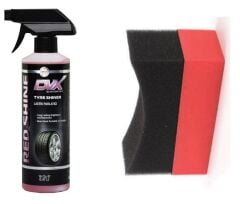 DVX Lastik Parlatıcı 16 Oz 473 ml. + DVX Lastik Parlatma Süngeri