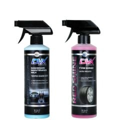 DVX Araç Bakım Seti Lastik Parlatıcı ve Torpido Sütü 16 Oz 473 ml
