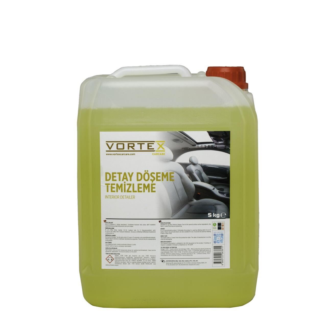Vortex Genel Detay ve Döşeme Temizlik Sıvısı 5 Kg.
