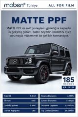 Moben Matte (Mat) Ppf Kaplama 185 Mikron