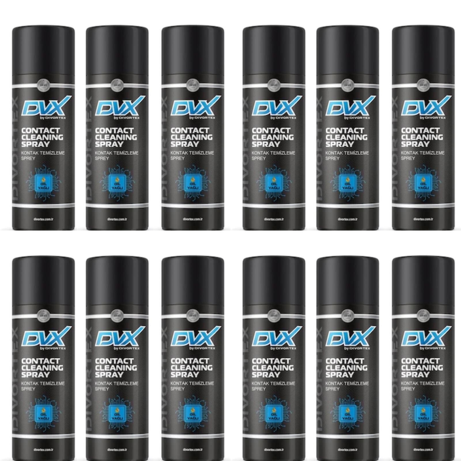 Divortex Yağsız Kontak Temizleme Spreyi 400 ml. x 12 Adet
