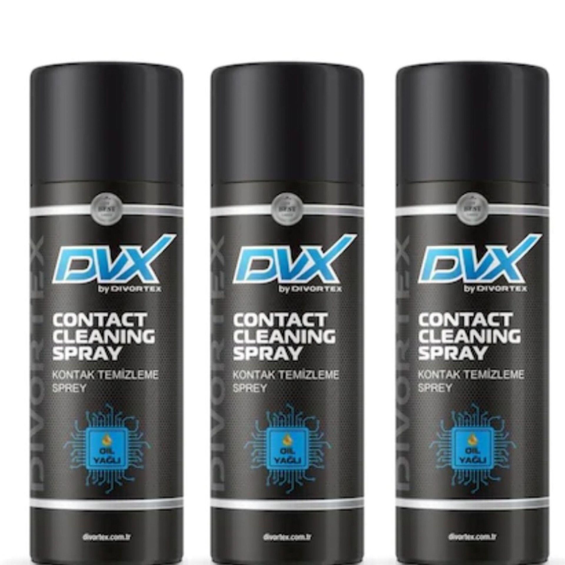 Divortex Yağsız Kontak Temizleme Spreyi 400 ml. X 3 Adet